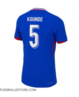 Günstige Frankreich Jules Kounde #5 Heimtrikot EM 2024 Kurzarm